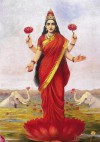 Raja Ravi Varma, Goddess Lakshmi, 1896 (Nguồn ảnh Wikipedia)